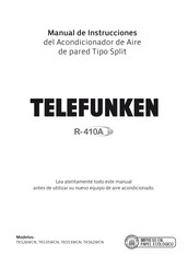 Telefunken R-410A Manual De Instrucciones