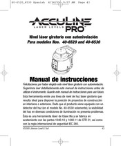 AccuLine PRO 40-6520 Manual De Instrucciones