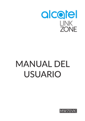 Alcatel LINKZONE MW70VK Manual Del Usuario