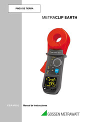 Gossen MetraWatt METRACLIP EARTH Manual De Instrucciones