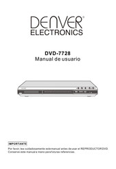 Denver Electronics DVD-7728 Manual De Usuario