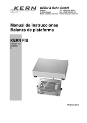 KERN FIS 150K50 IPM Manual De Instrucciones