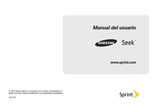 Samsung sprint Seek Manual Del Usuario