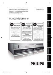 Philips DVDR3545V/37 Manual Del Usuario