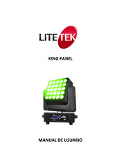 Lite Tek KING PANEL DMX Manual De Usuario