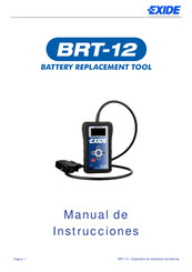 exide BRT-12 Manual De Instrucciones