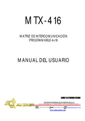 Altair MTX-416 Manual Del Usuario