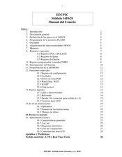 EDUPIC 16F628 Manual Del Usuario