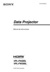 Sony VPL-FW300L Manual De Instrucciones