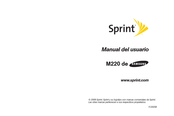 Samsung Sprint M220 Manual Del Usuario