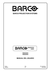 Barco GRAPHICS 6400i Manual Del Usuario