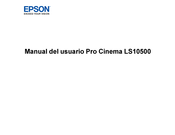 Epson Pro Cinema LS10500 Manual Del Usuario