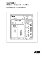 ABB SPAU 110 C Manual Del Usuario