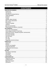 Ectaco Partner ES800 Manual Del Usuario