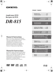 Onkyo DR-815 Manual De Instrucciones