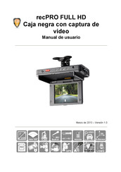 roadeyescams recPRO FULL HD Manual De Usuario