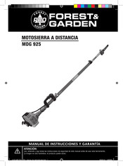 Forest & Garden MDG 925 Manual De Instrucciones