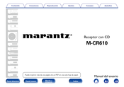 Marantz M-CR610 Manual Del Usuario