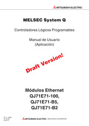 Mitsubishi Electric QJ71E71-B5 Manual De Usuario