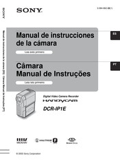 Sony DCR-IP1E Manual De Instrucciones