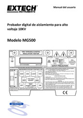 Extech Instruments MG500 Manual Del Usuario