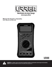 Urrea UD88 Manual De Usuario Y Garantía