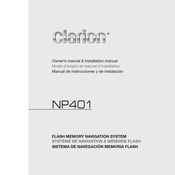 Clarion NP401 Manual De Instrucciones Y De Instalación