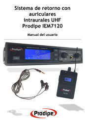 Prodipe IEM7120 Manual Del Usuario