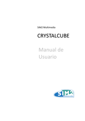 Sim2 Multimedia CRYSTALCUBE Manual De Usuario