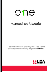 LDA Audio Tech ONE Serie Manual De Usuario