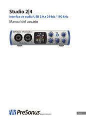 PRESONUS Studio 4 Manual Del Usuario