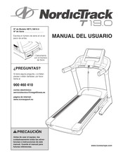 ICON NordicTrack NETL19810.0 T 19.0 Manual Del Usuario