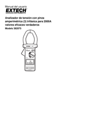 Extech Instruments 382075 Manual Del Usuario