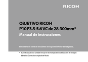 Ricoh P10 F3.5-5.6 VC Manual De Instrucciones