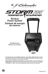 Schumacher Electric STORM700 Serie Manual Del Usuario