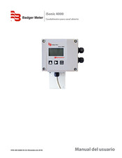 Badger Meter iSonic 4000 Manual Del Usuario