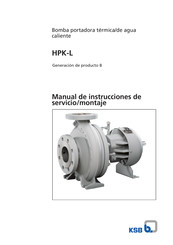 KSB HPK-L Serie Manual De Instrucciones