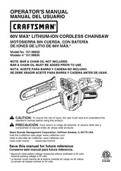 Craftsman 151.98835 Manual Del Usuario