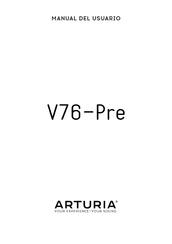 Arturia V76-Pre Manual Del Usuario