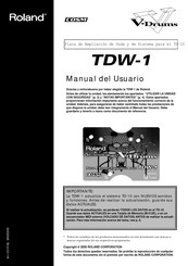 Roland V-Drums TDW-1 Manual Del Usuario