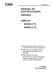 CKD AX4000T Manual De Instrucciones