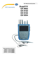 PCE Instruments ScopiX IV OX 9062 Manual De Instrucciones