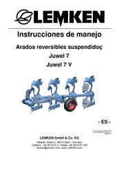 LEMKEN Juwel 7 V Instrucciones De Manejo