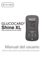 Arkray GLUCOCARD Shine XL Manual Del Usuario