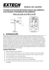 Extech Instruments WTH600-E Manual Del Usuario