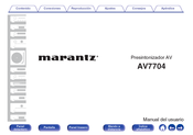 Marantz AV7704 Manual Del Usuario