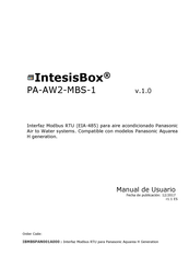 IntesisBox PA-AW2-MBS-1 Manual De Usuario