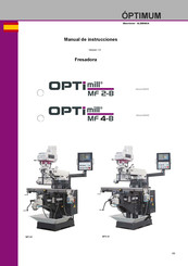 Optimum Optimill MF 4-b Manual De Instrucciones