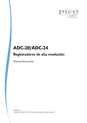 PICO ADC-20 Manual Del Usuario