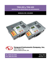 Vanguard Instruments Company TRM-403 Manual Del Usuario